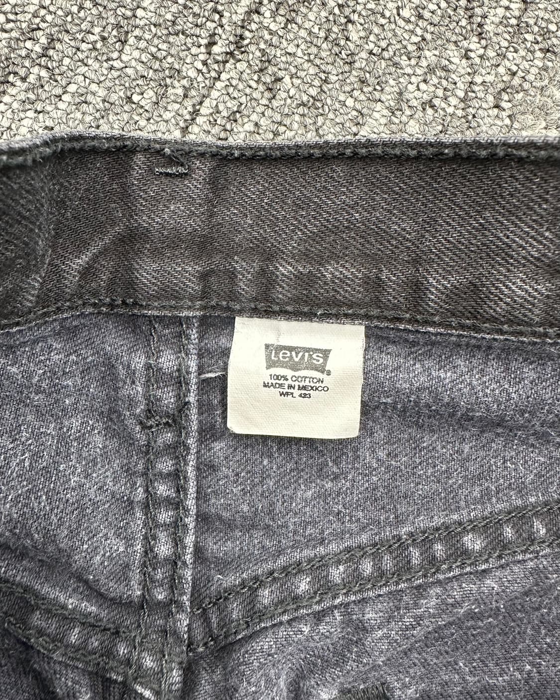 (허단39)00'S 리바이스 501 워싱블랙-M1129 상품이미지3