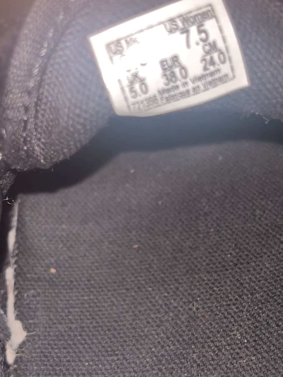 반스 올블랙 스니커즈 240 상품이미지4