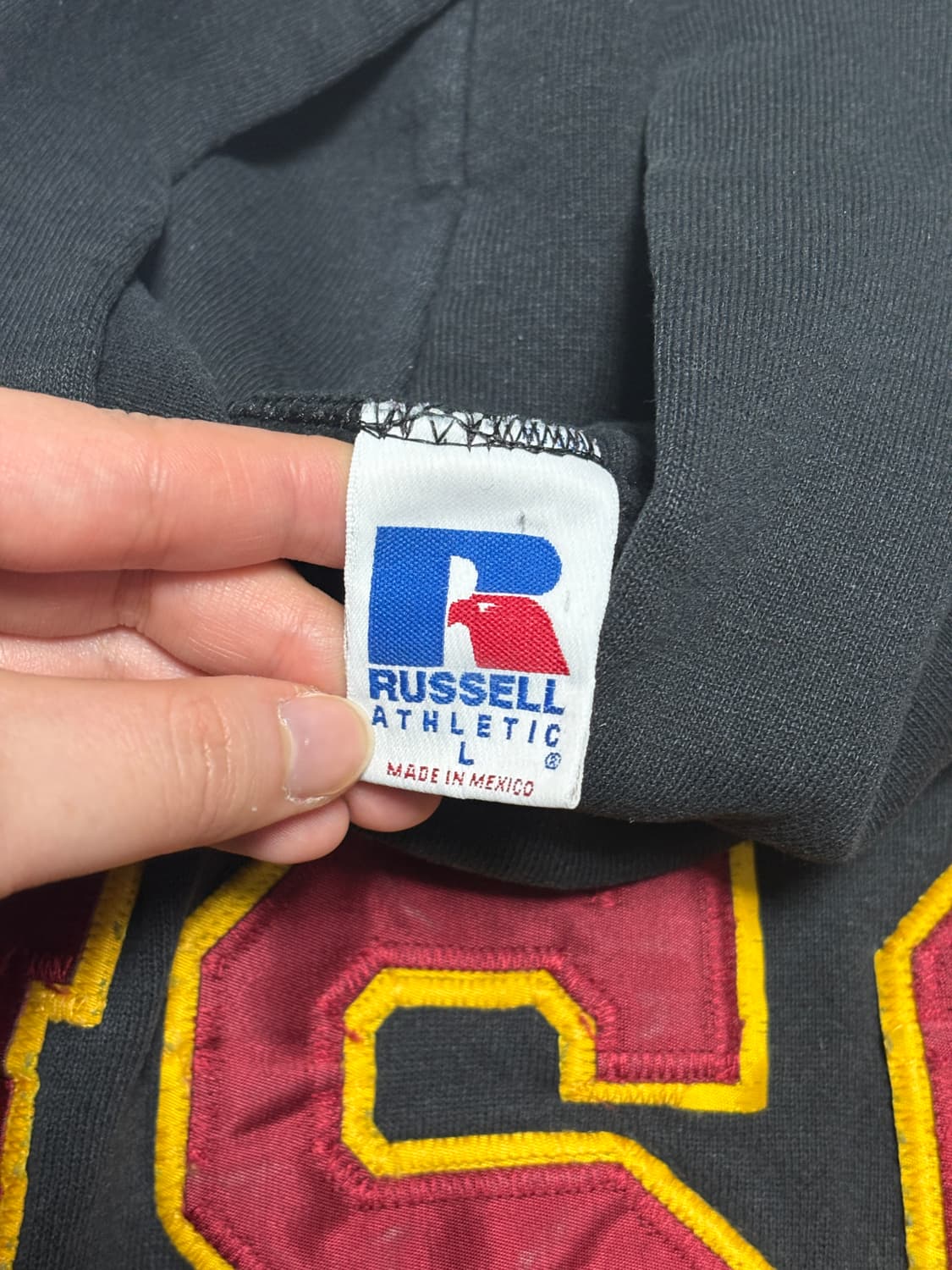 🇲🇽 00s 러셀 USC 후드 블랙 상품이미지3