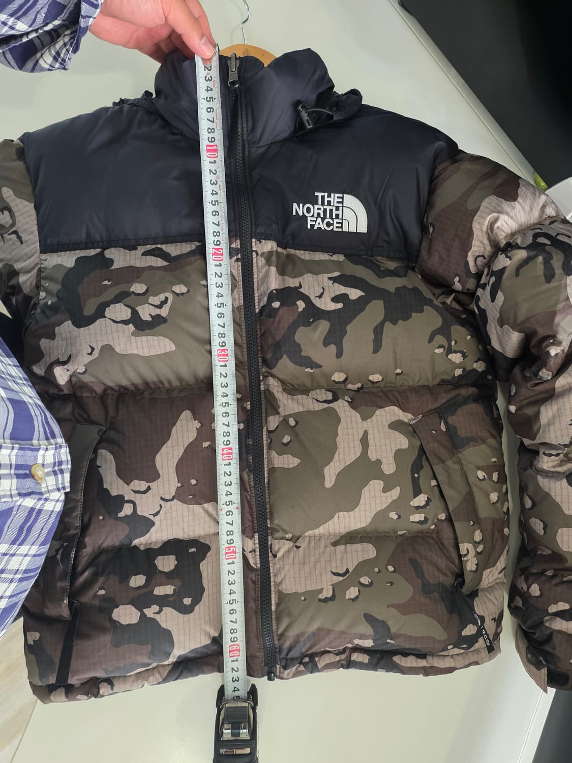 노스페이스 눕시 카모 패딩 S 상품이미지10