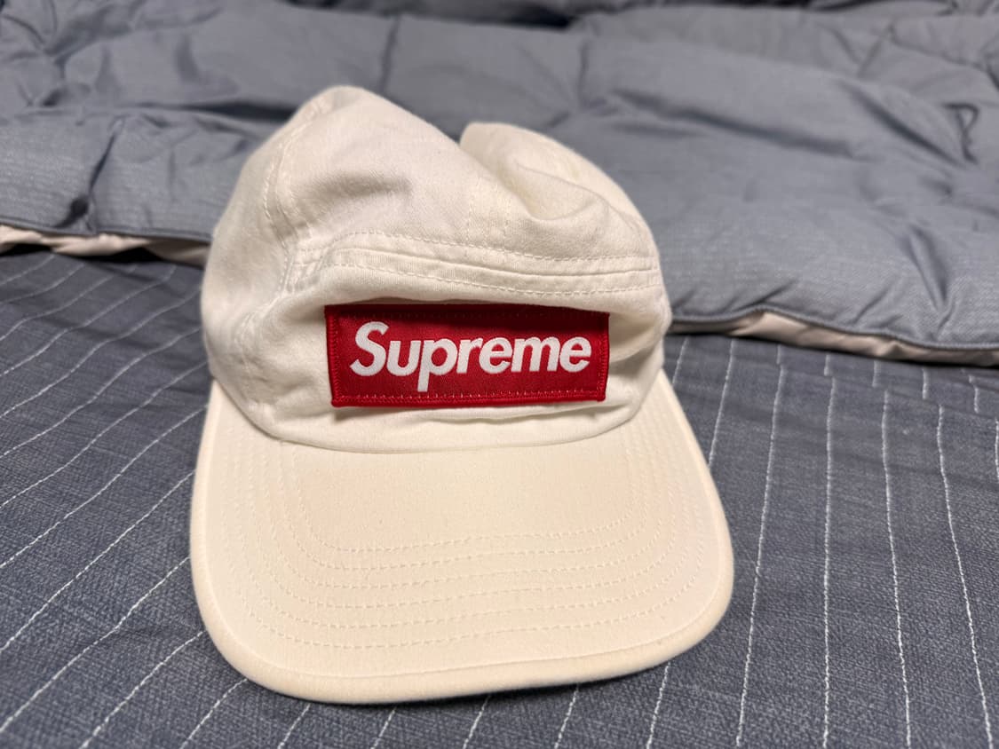슈프림 캠프캡 화이트 상품이미지2
