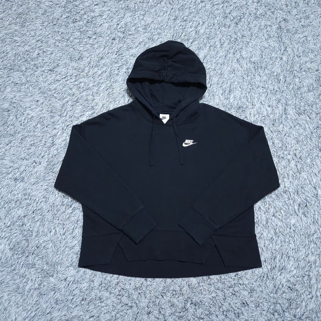 나이키) XL 여자 오버사이즈 세미크롭후디 / 왕눈이샵 상품이미지1