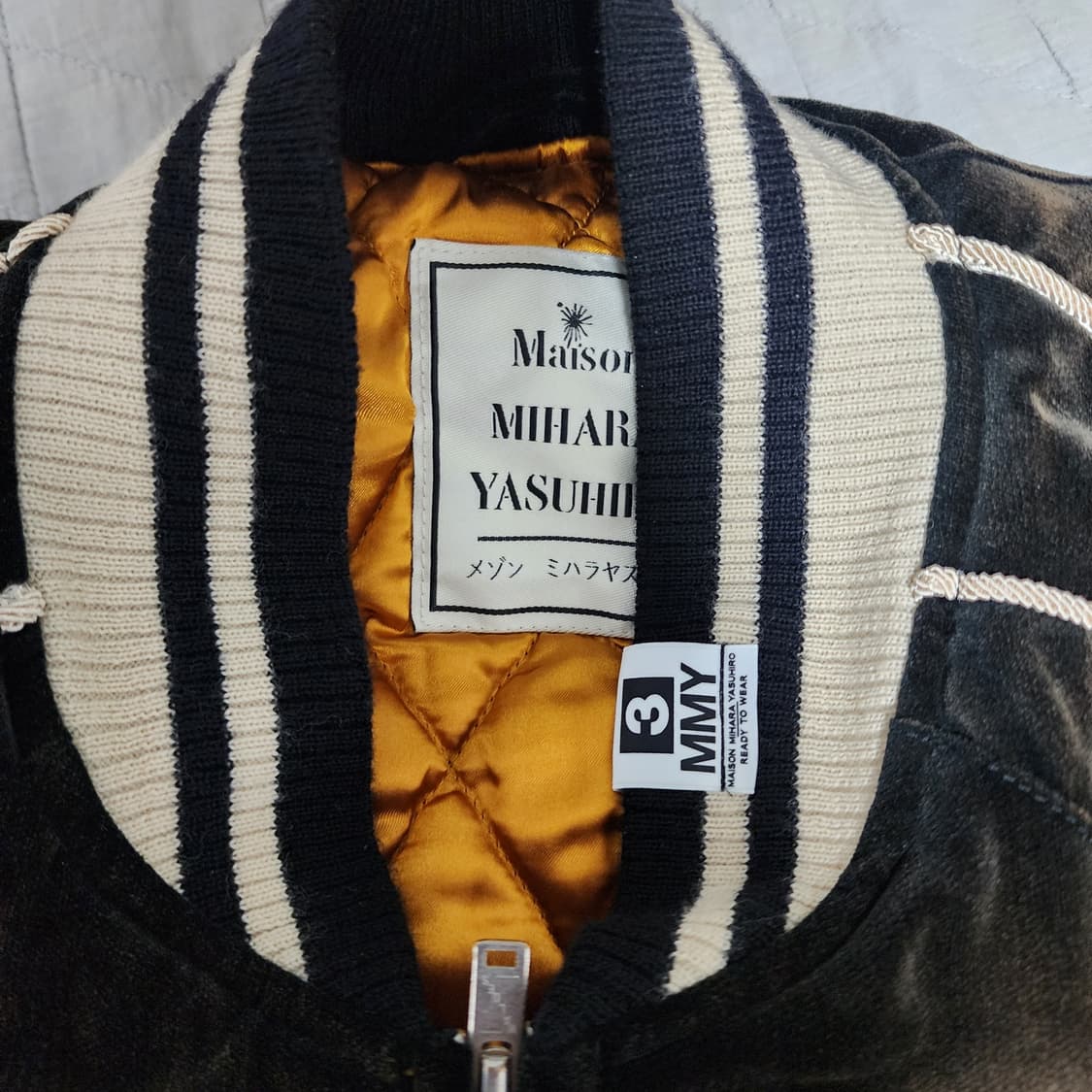 [48] 미하라 야스히로 스컬 수베니어 자켓 블랙 상품이미지5