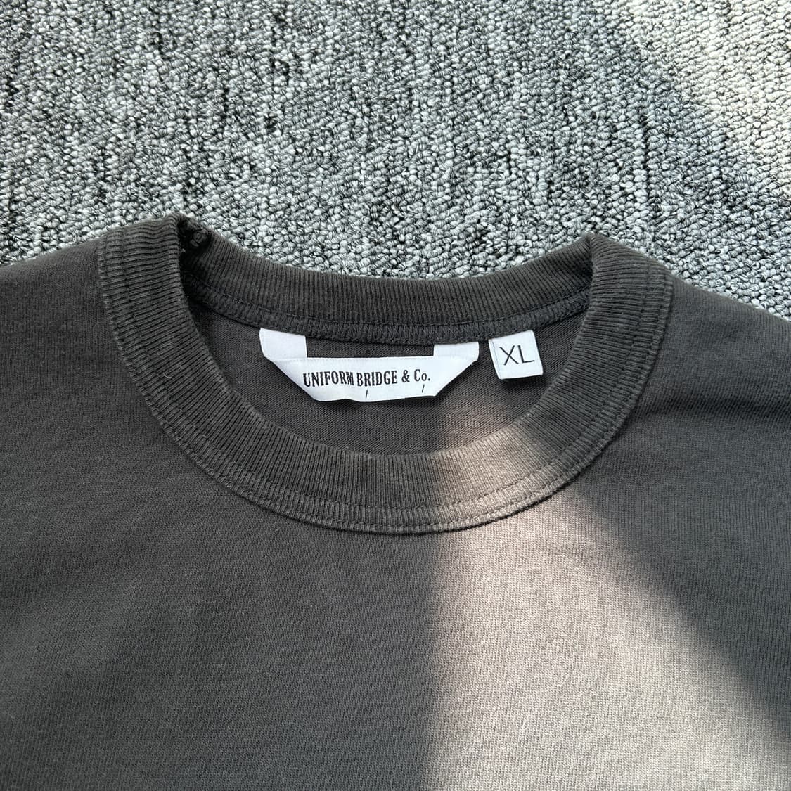 유니폼 브릿지 헤비웨이트 블랙 반팔티셔츠 상품이미지4