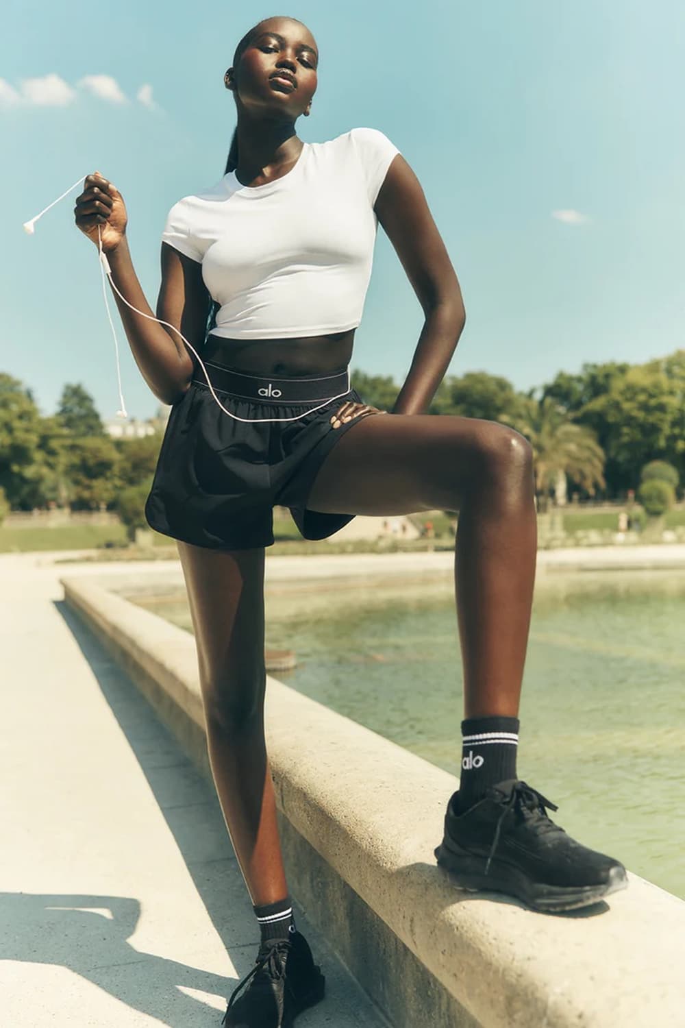 알로 요가 Alo Match Point Short 쇼츠 반바지 (블랙) 상품이미지1