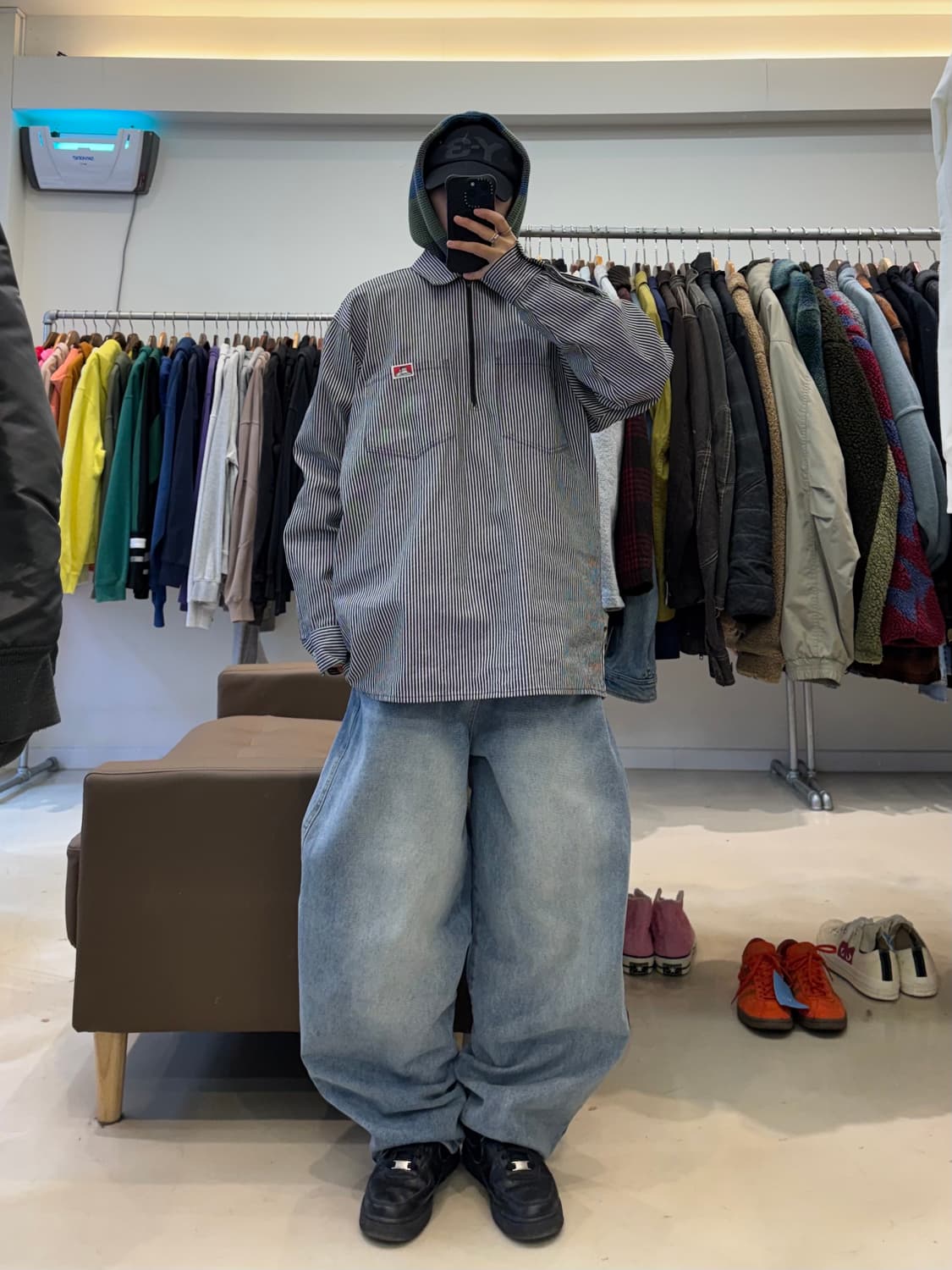 미제 벤데이비스 히코리 반집업 상품이미지7