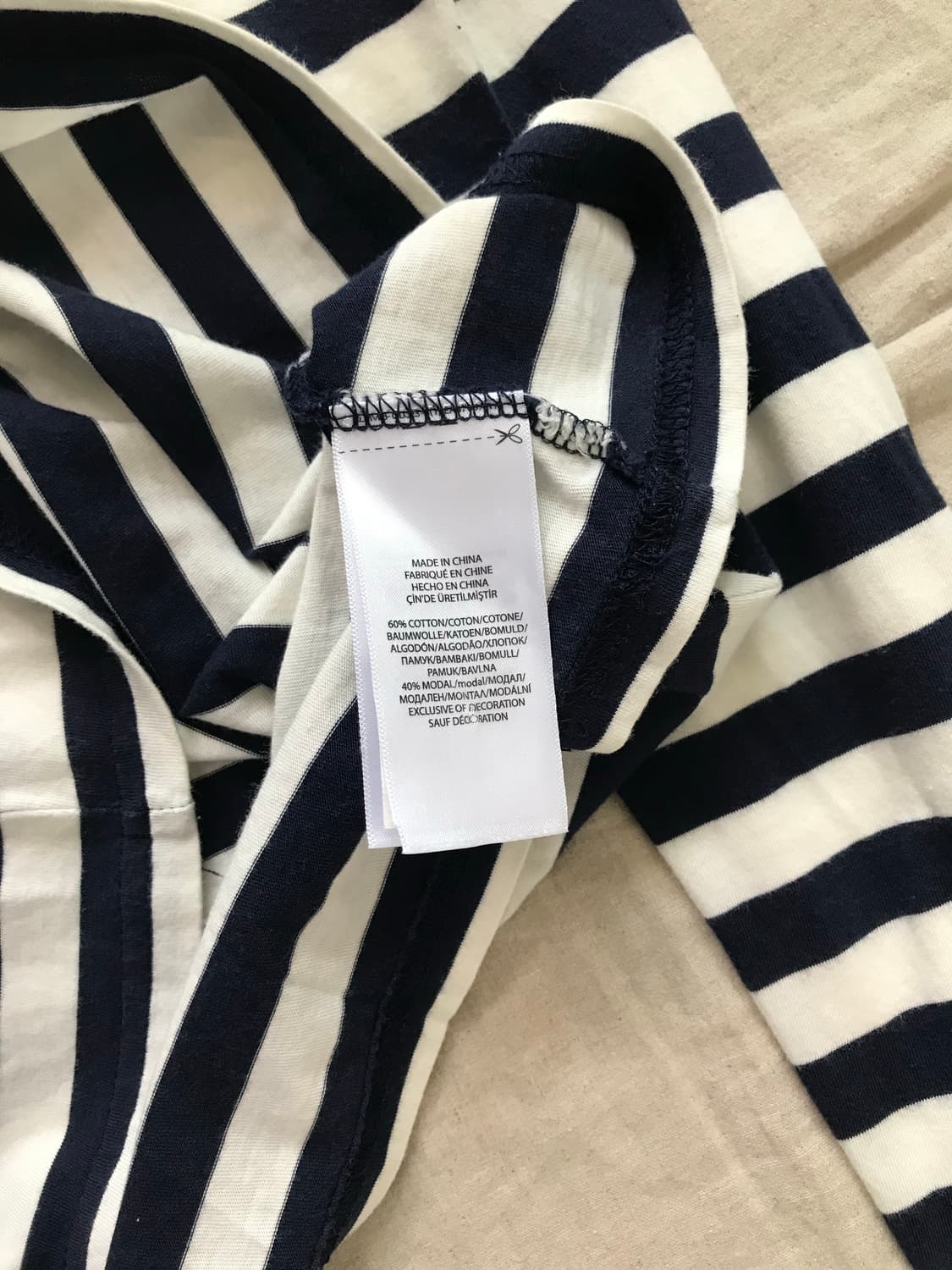 폴로 랄프로렌 포니로고 스트라이프 프릴 긴팔 롱슬리브티 상품이미지7