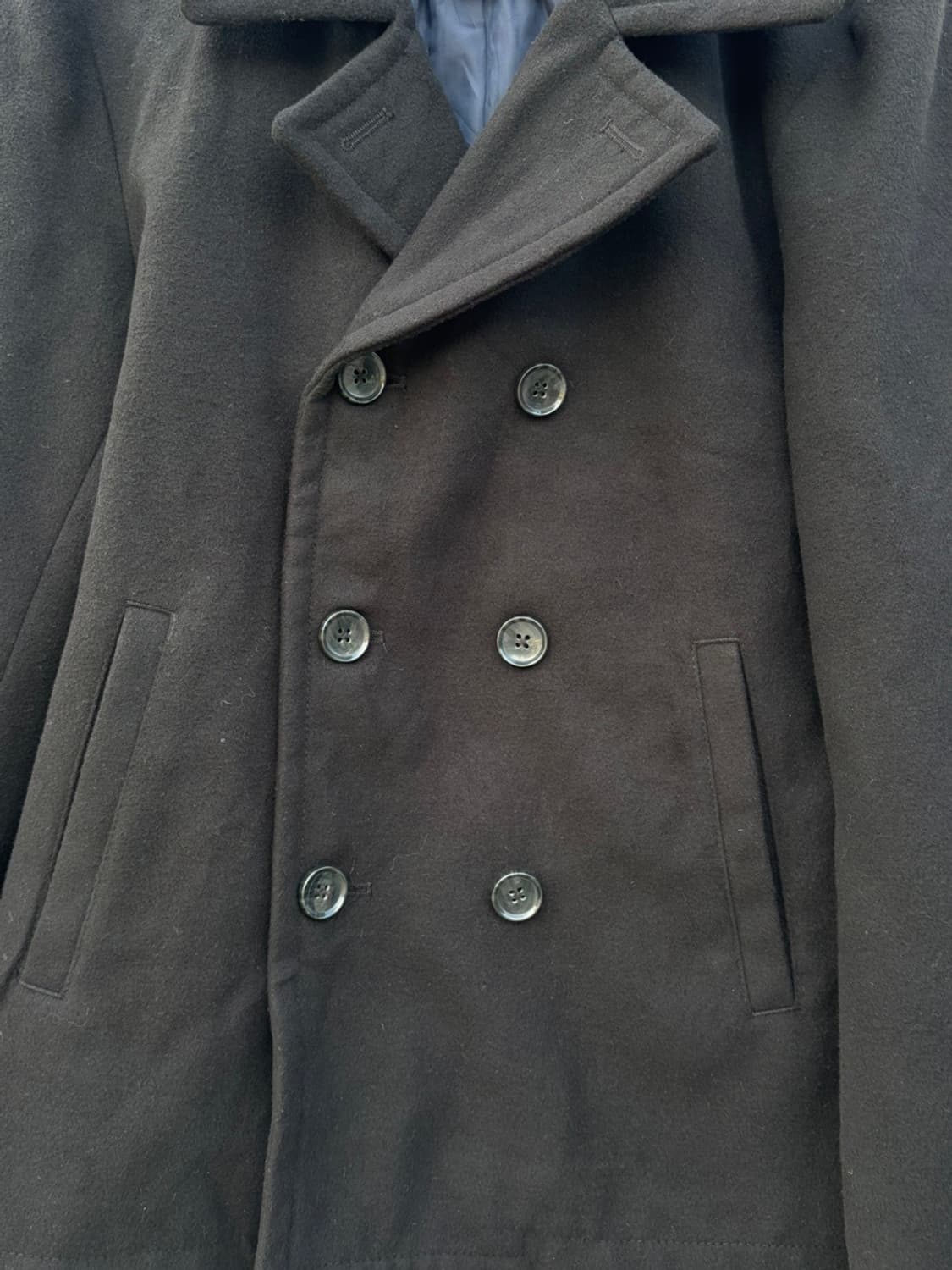 Japanese Black Pea Coat 상품이미지6