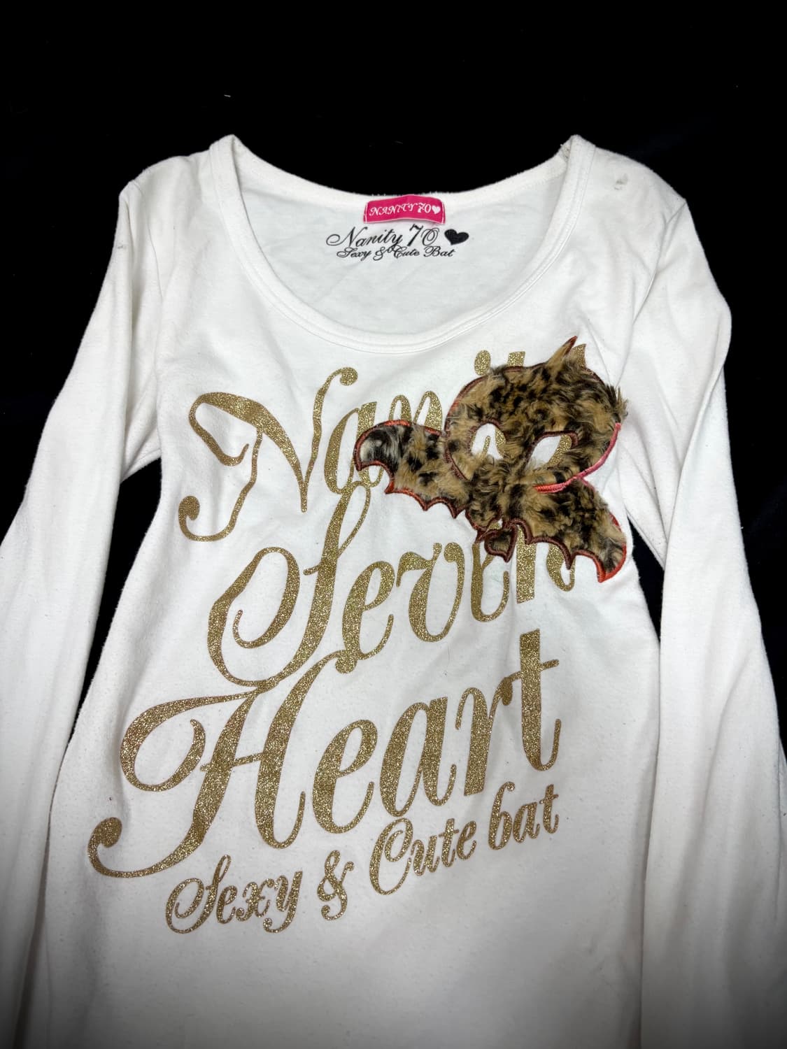 [00’s]Leopard Skull Print White Sleeve 상품이미지7