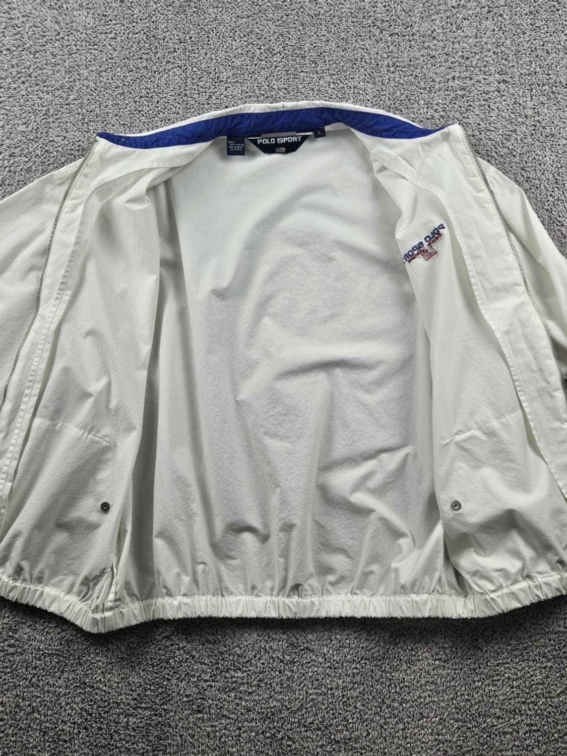 90's 폴로랄프로렌 스포츠 코튼 블루종 자켓 ( L ) / 10609 상품이미지10