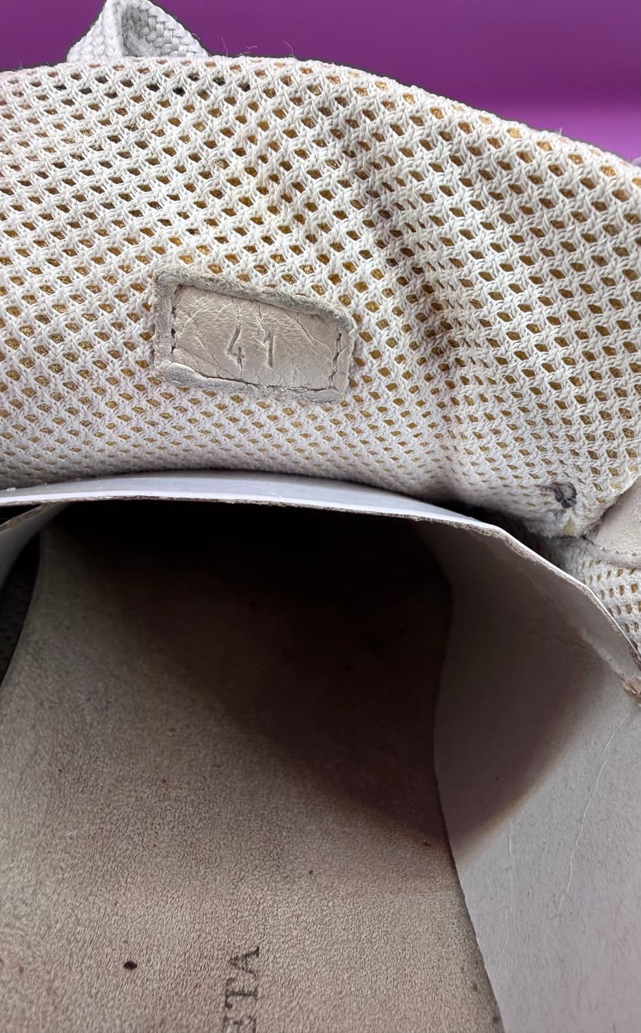 [보테가 베네타] 인트레치아토 스웨이드 레더 스니커즈 (Size 41) 상품이미지7