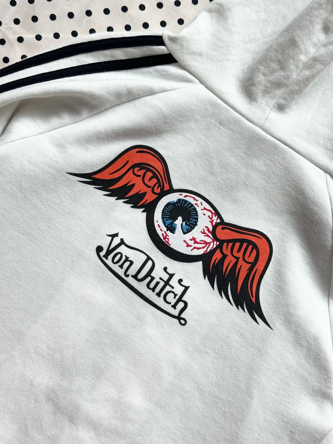 Von dutch 본더치 00's 배색 후드집업 갸루 y2k 펑크 괴짜 상품이미지8