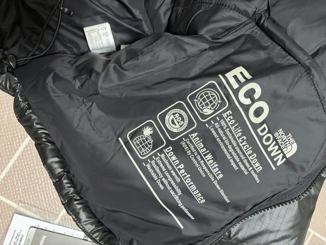 노스페이스 노벨티 화이트라벨 숏패딩m 상품이미지5