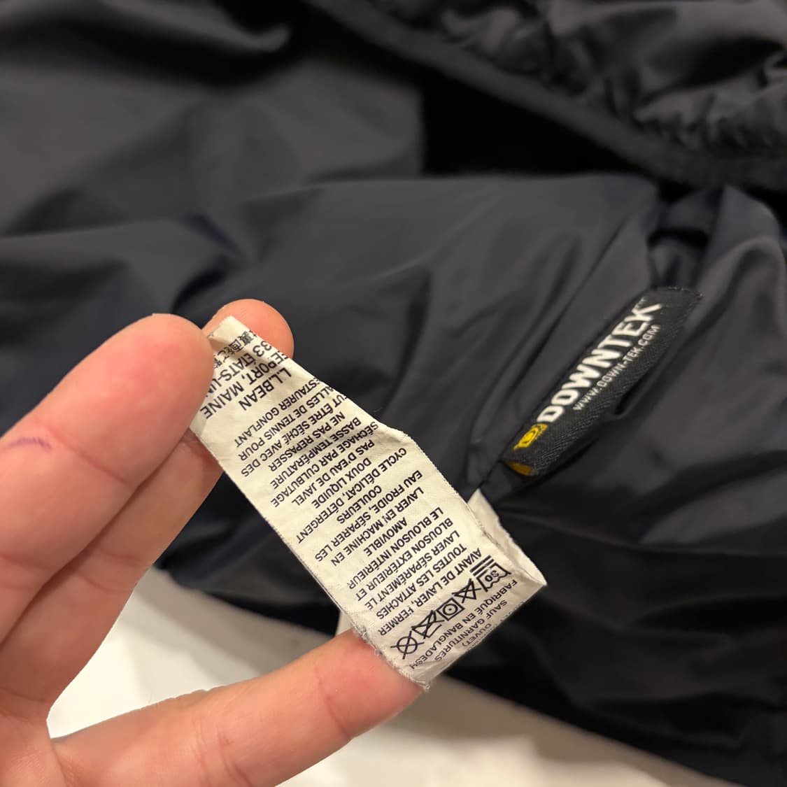 [S] L.L.Bean 엘엘빈 퀄팅 다운 패딩 블랙 D531 상품이미지9