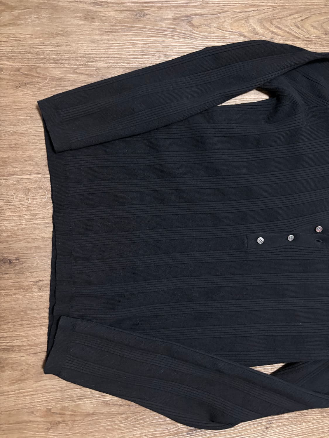 노이스 24fw 리브드 폴로 니트 L nocie ribbed polo 상품이미지3