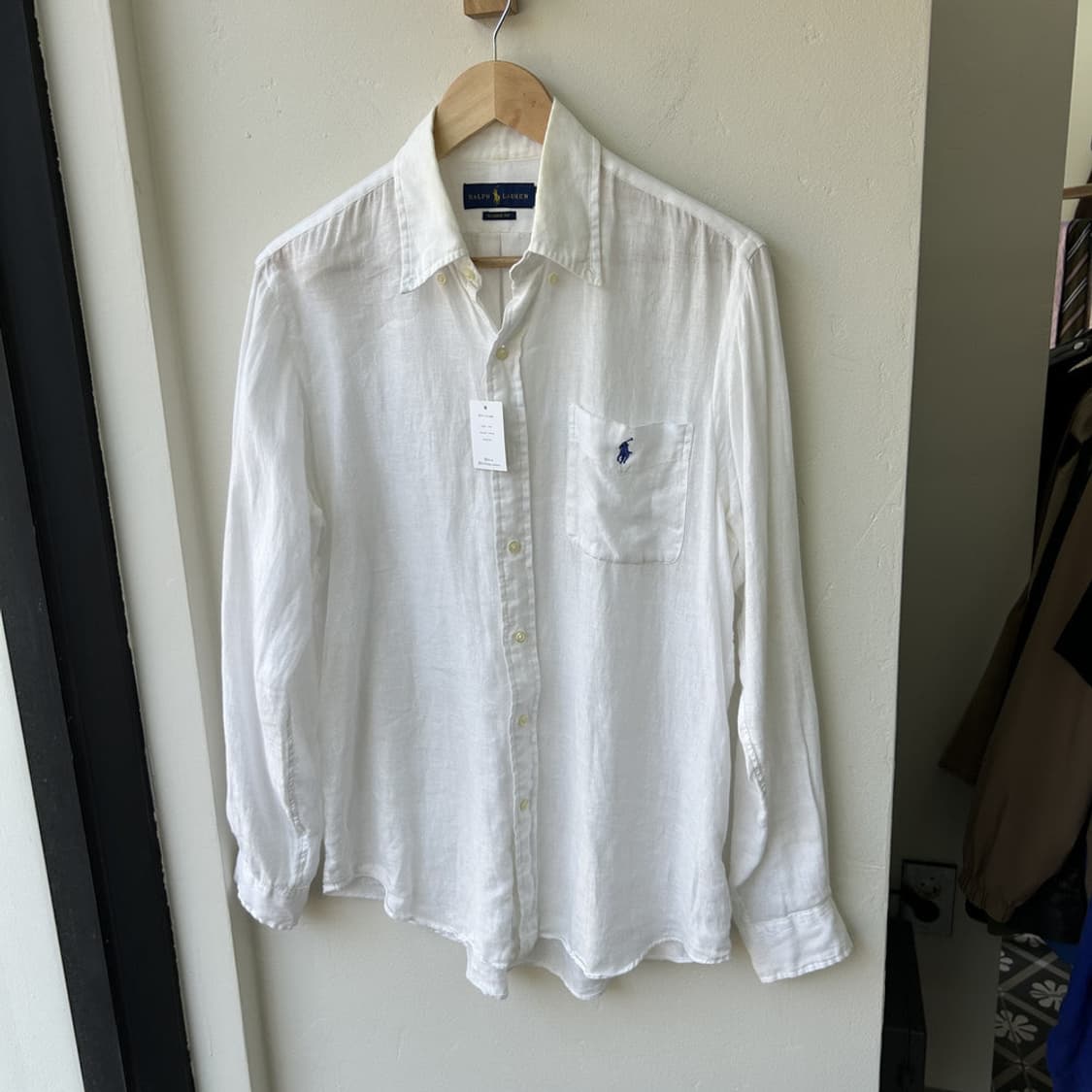 16723 - 폴로 랄프로렌 화이트 린넨 셔츠  상품이미지2