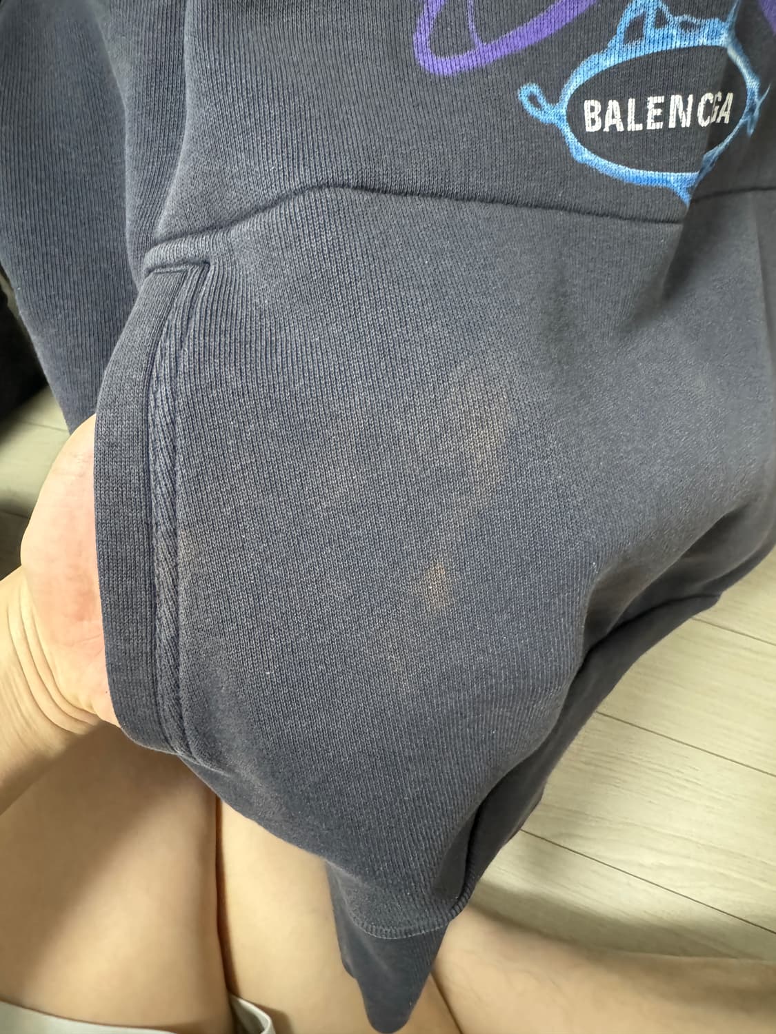 발렌시아가 스피드헌터 후드티 XS 상품이미지5