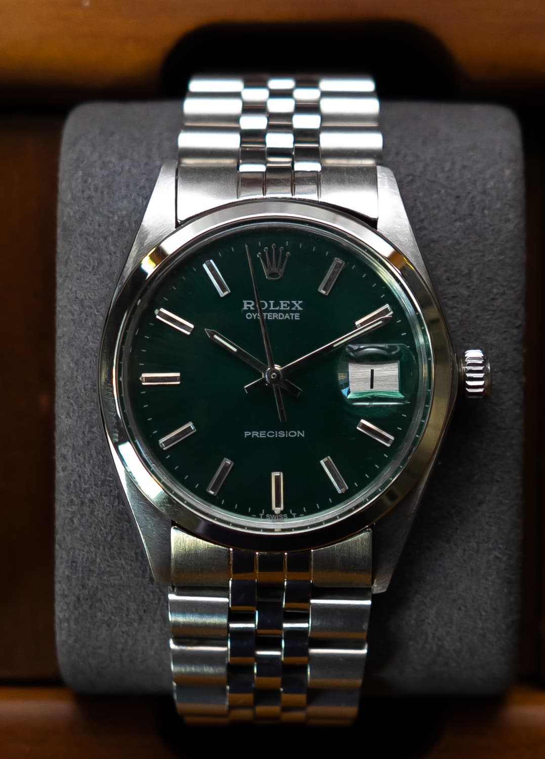 롤렉스 오이스터 데이트 6694 올리브그린 수동 빈티지 시계 상품이미지1