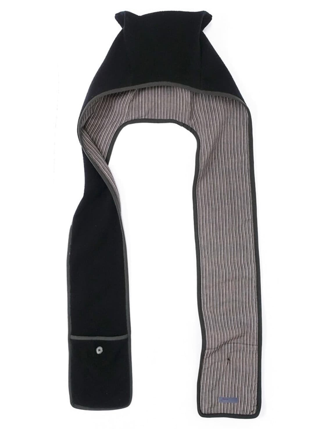 [새상품]샵페어리 플리스 이어후드 머플러 블랙 상품이미지1