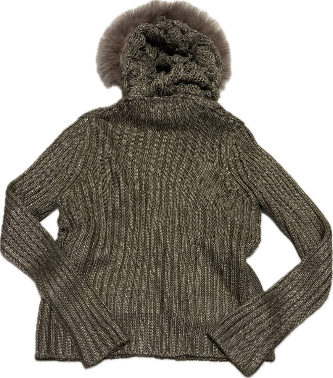 빈티지 그런지페어리 퍼 후드집업 상품이미지2