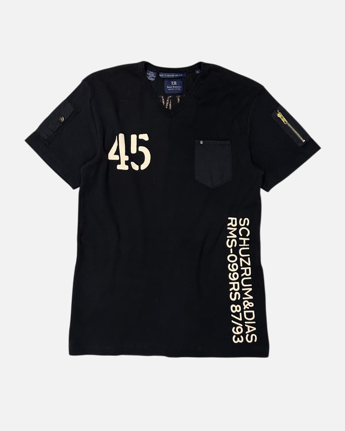 REAL MASTERS military pocket ribbed t 상품이미지1