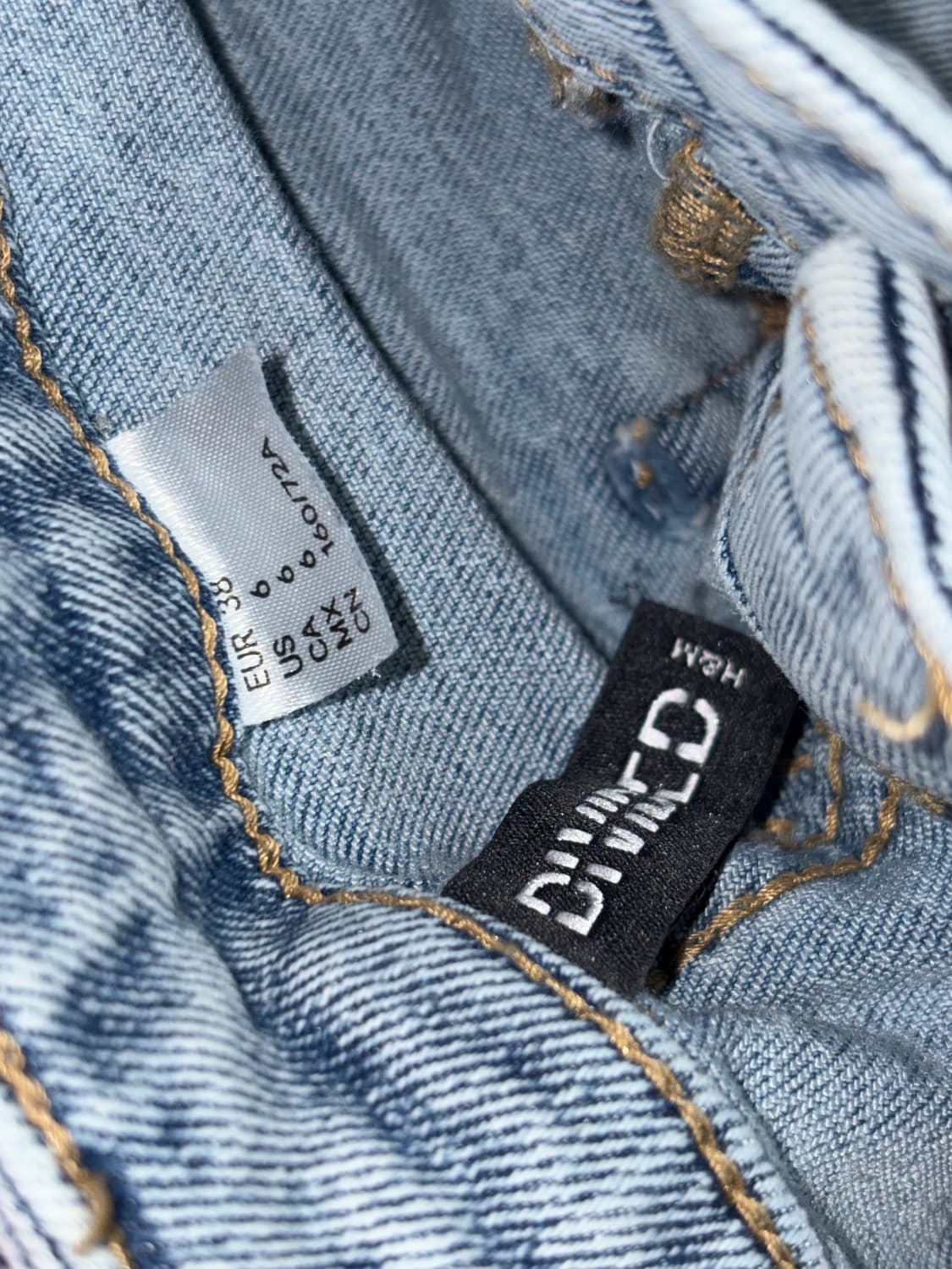 h&m 로우웨이스트 플레어진 38 상품이미지3