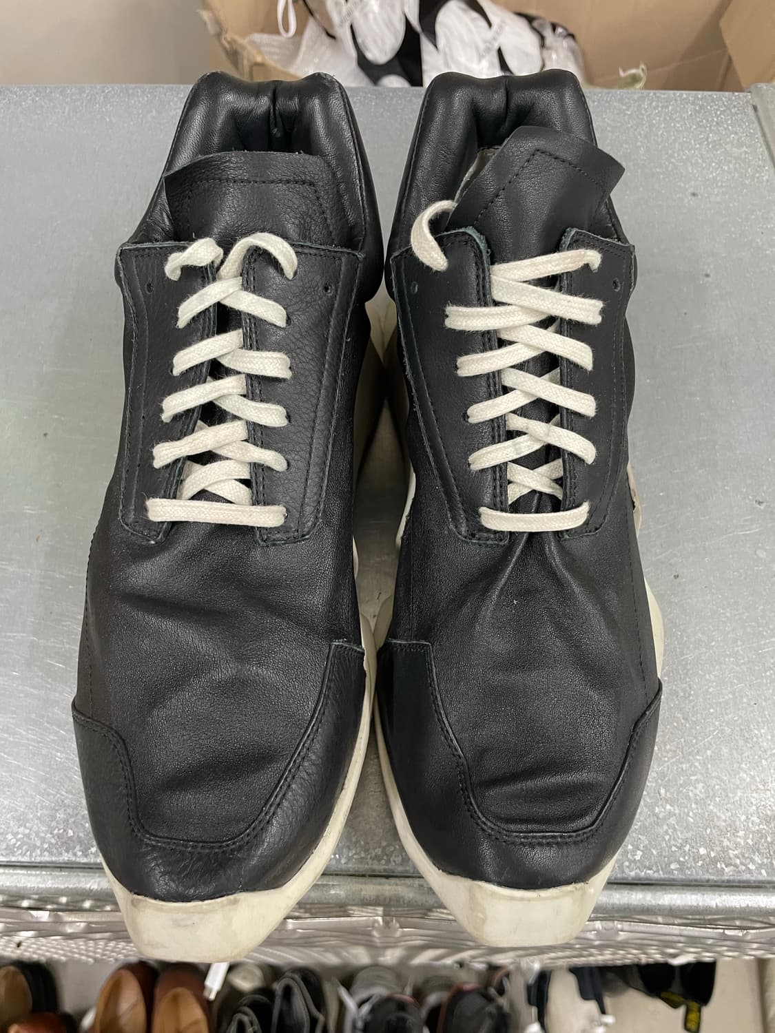 아디다스X릭오웬스 레벨 러너 부스트 블랙 260 (gr-4578) 상품이미지5