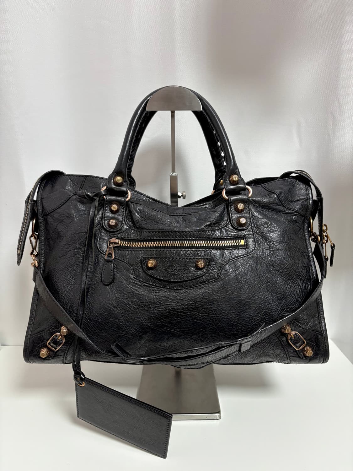 발렌시아가 자이언트 모터백 블랙 상품이미지1