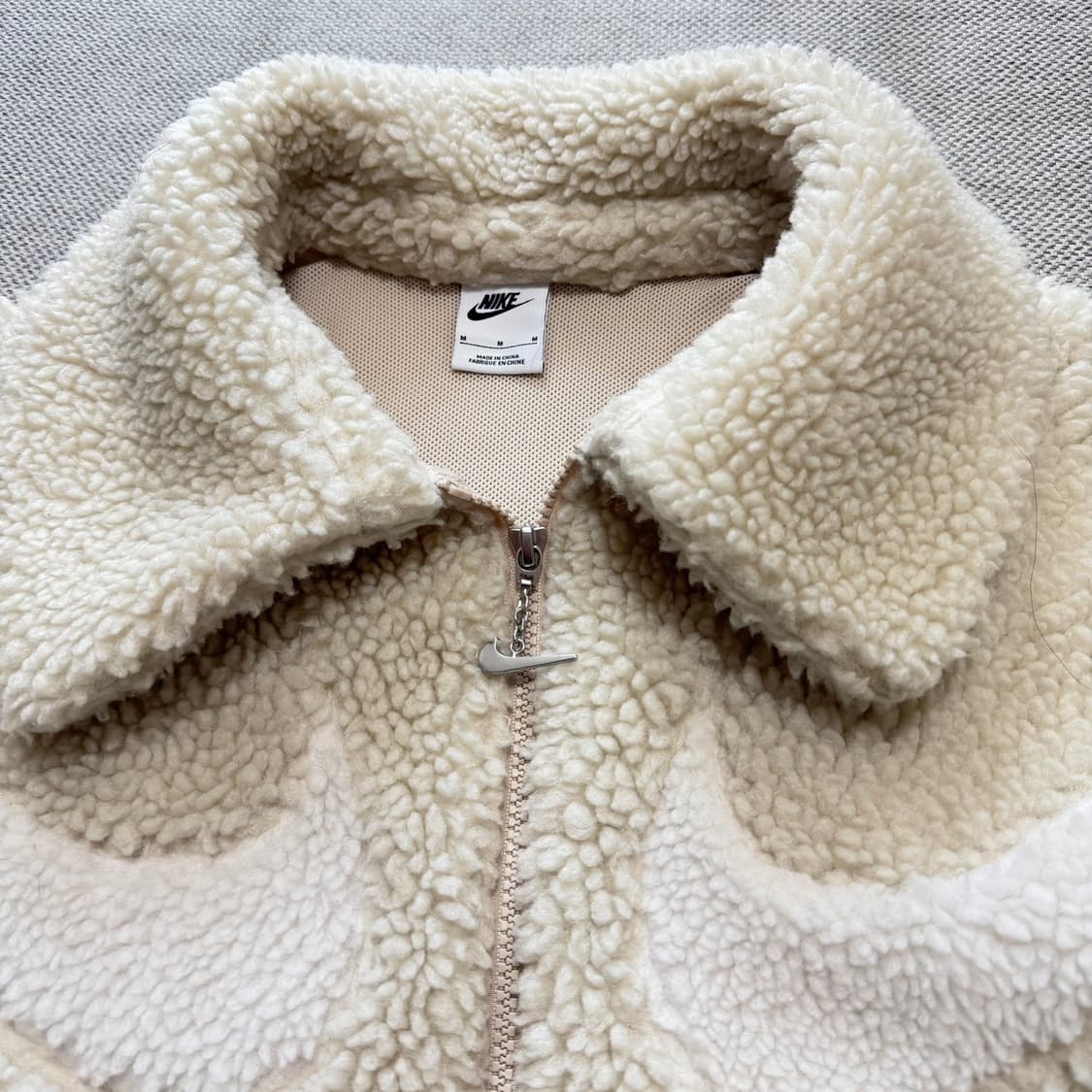 나이키 더블 스우시 쉐르파 크롭 플리스 자켓 상품이미지2