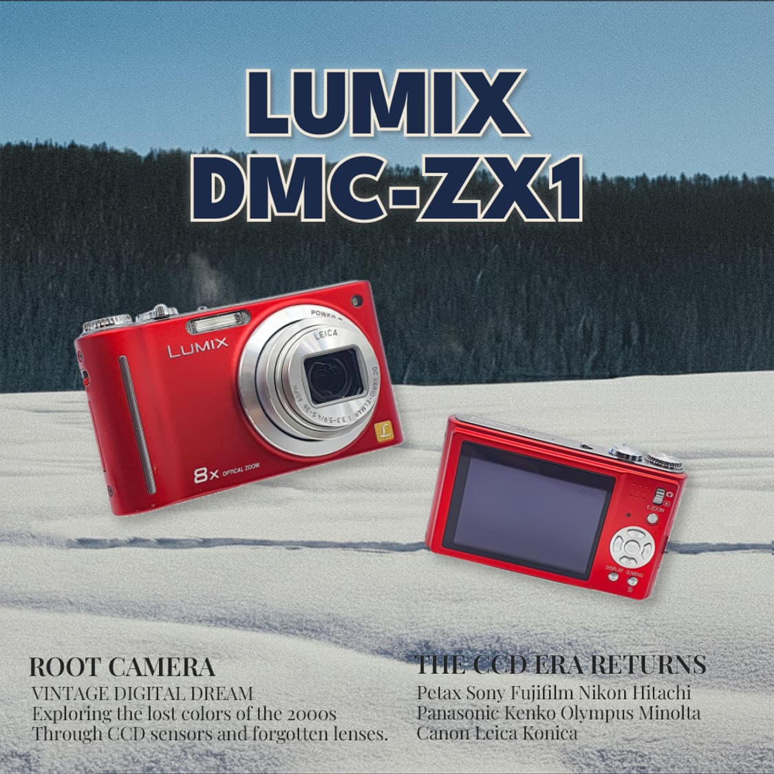 파나소닉 루믹스 DMC-ZX1  와인레드🍷   빈티지 디카 디지털카메라 상품이미지1