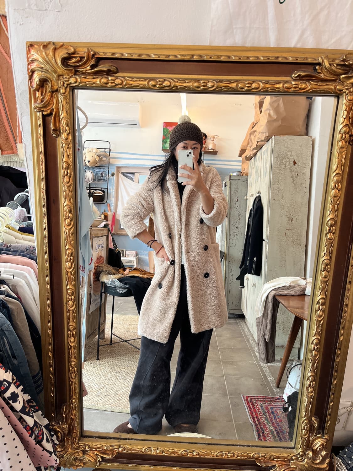 산드로 뽀글이 자켓 상품이미지4