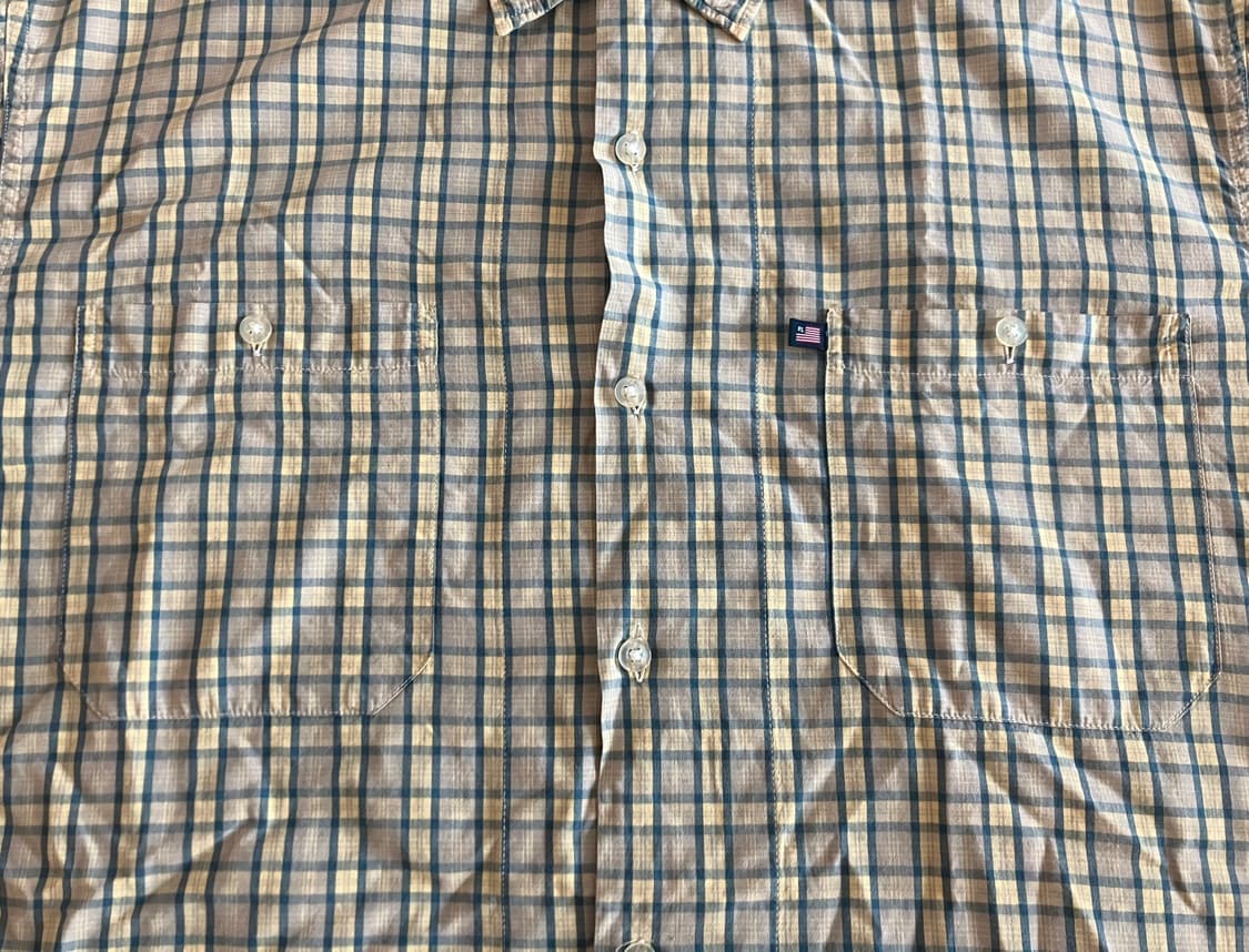 90s~00s Polo Jeans Co 폴로진스 RL성조기 체크셔츠 XL 상품이미지2