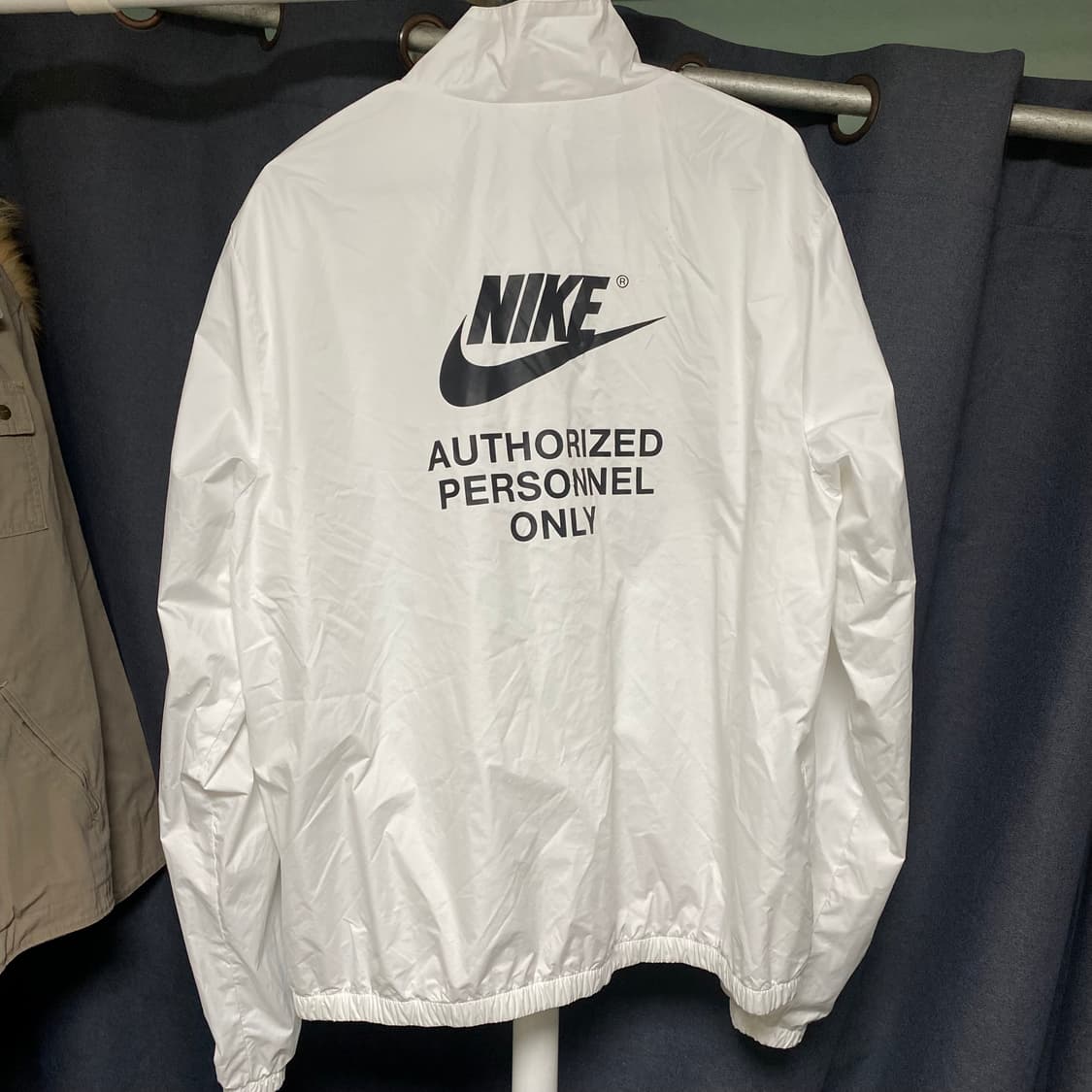 나이키 풀집 우븐 자켓 화이트 L 상품이미지4