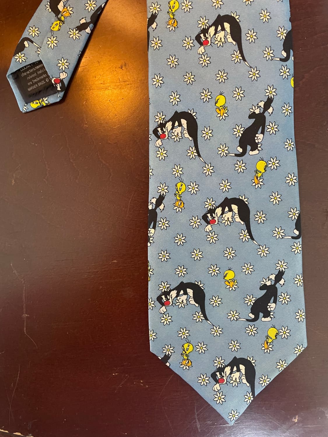 빈티지 루니툰즈 silk 넥타이 made in Italy 상품이미지1