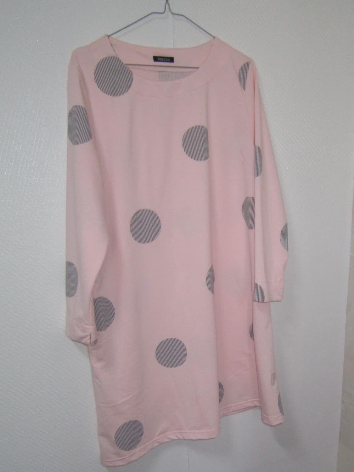 vintage stripe dot babypink dress 상품이미지6