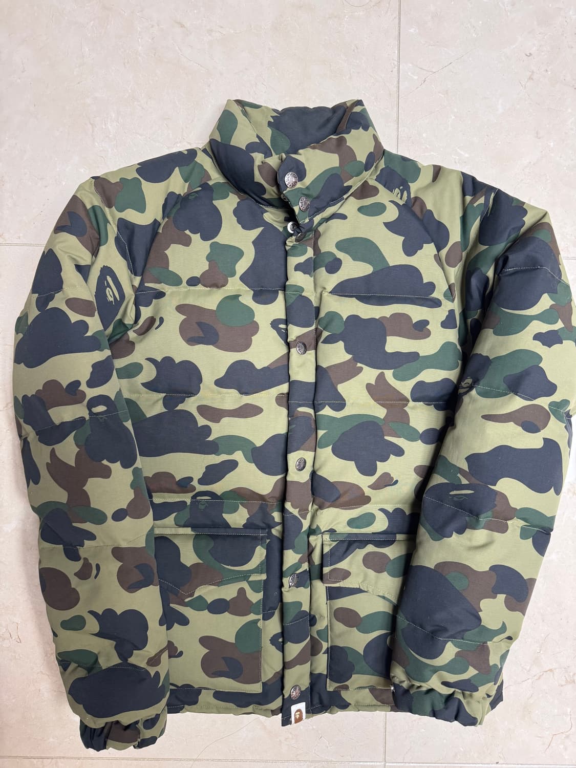 베이프 카모 패딩자켓 상품이미지1