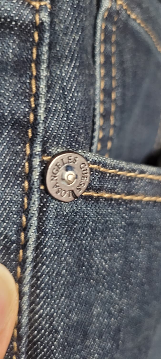 👔남성38-39인치👔게스 남성 청바지 다크블루 상품이미지4