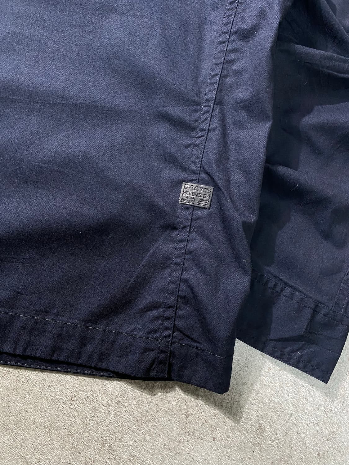 [L] G•Star Raw 지스타로우 재팬 네이비 코튼 집업 자켓 상품이미지8