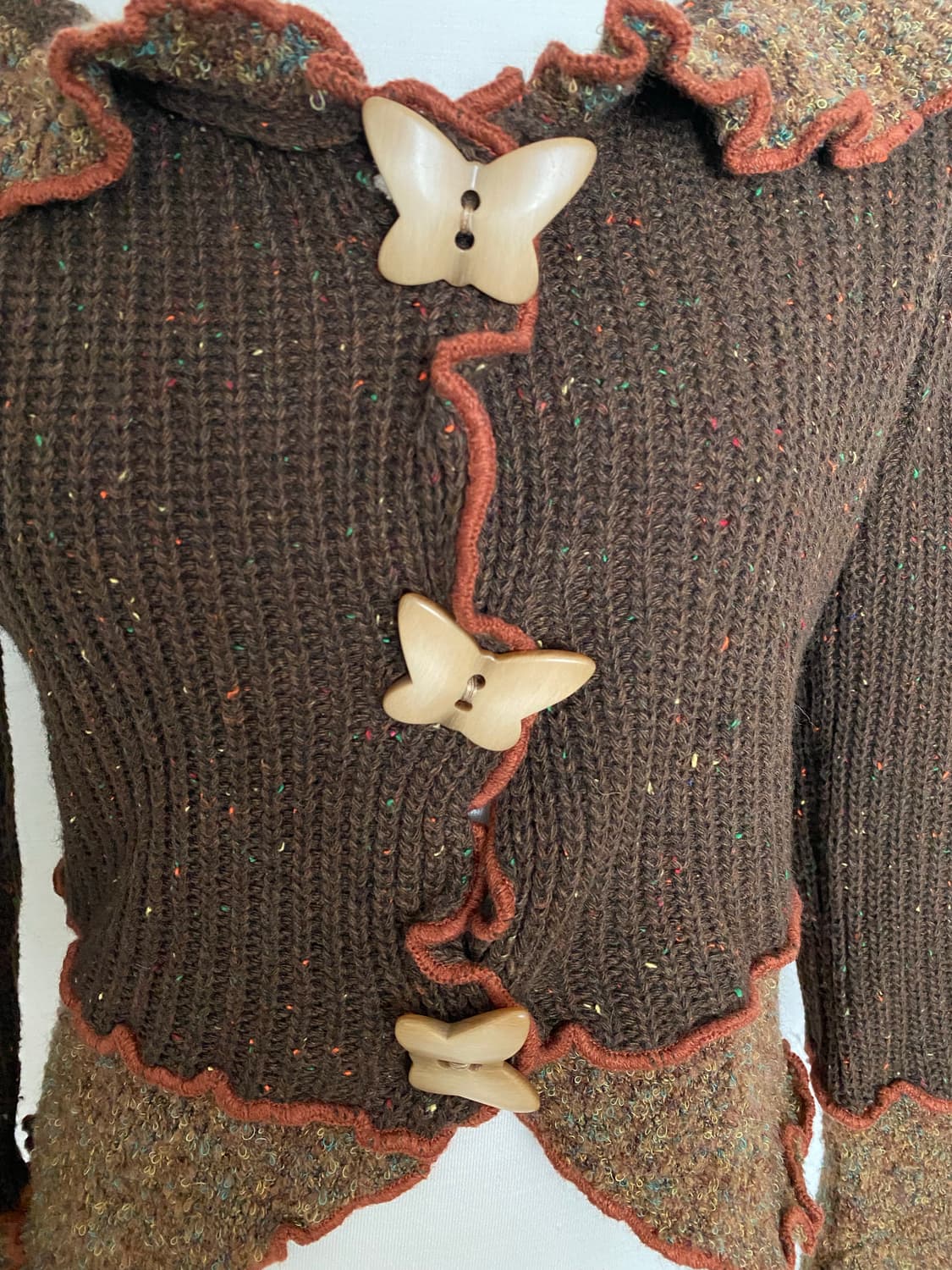 빈티지 가디건 나비 페어리  상품이미지2