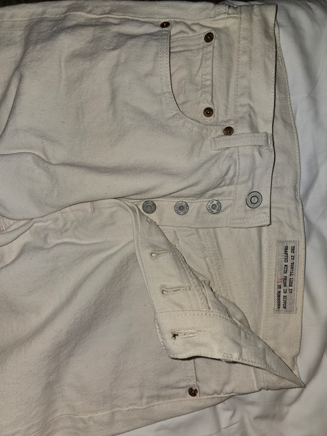 Boncoura 66 white denim 상품이미지5