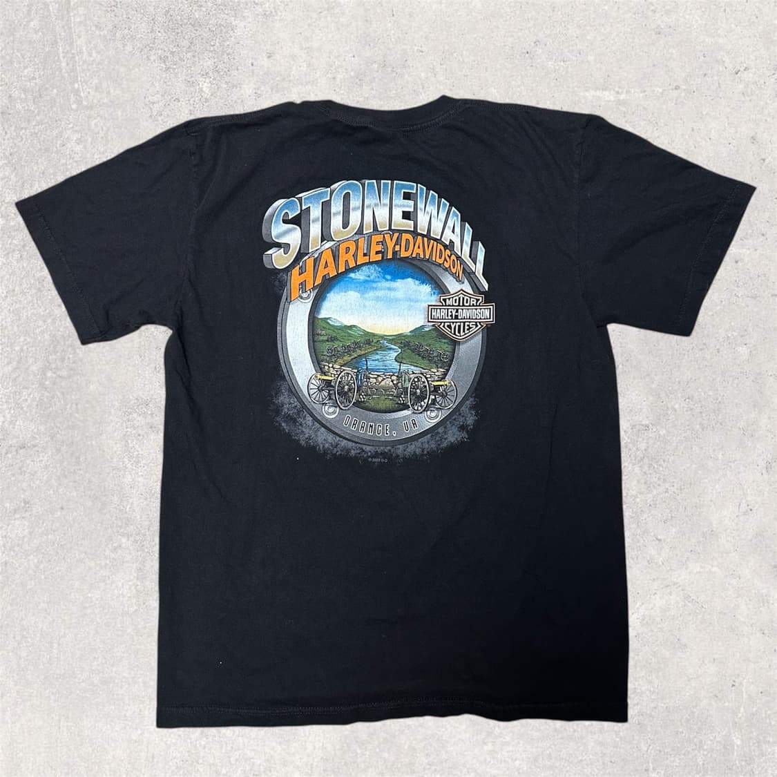 할리 데이비슨 튜블라 반팔 티셔츠 L USA 상품이미지2