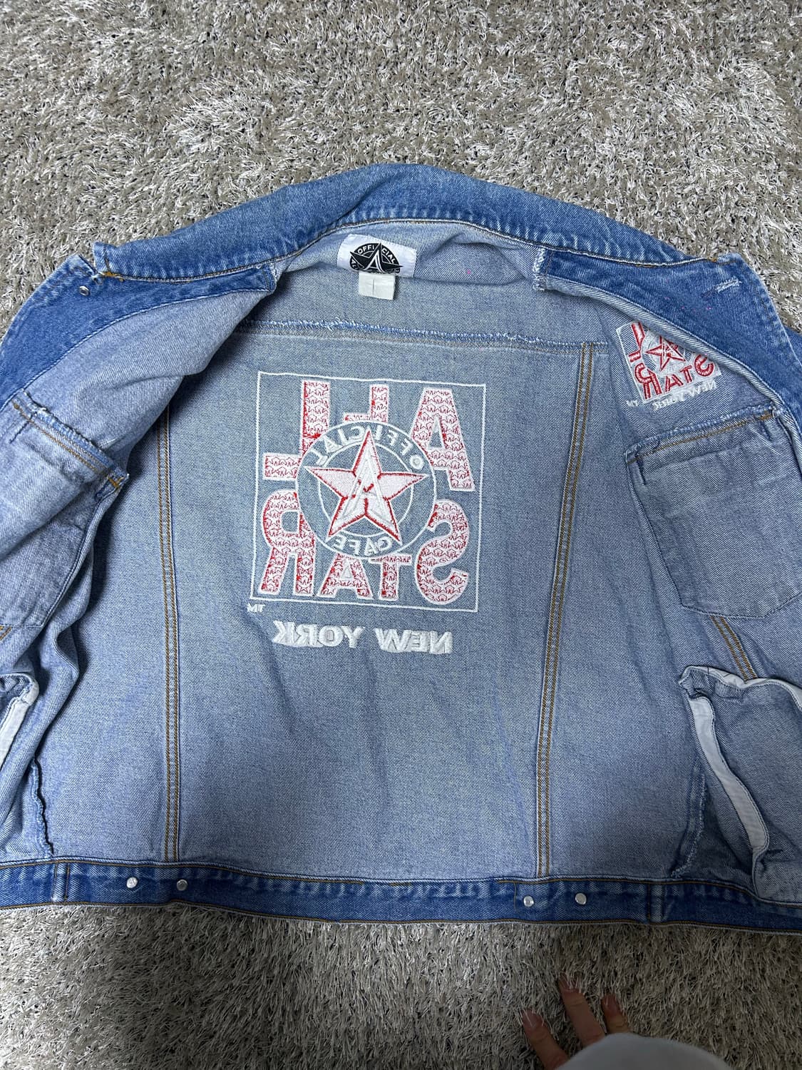 일본판 올스타카페 청자켓 사이즈 105-110 상품이미지5