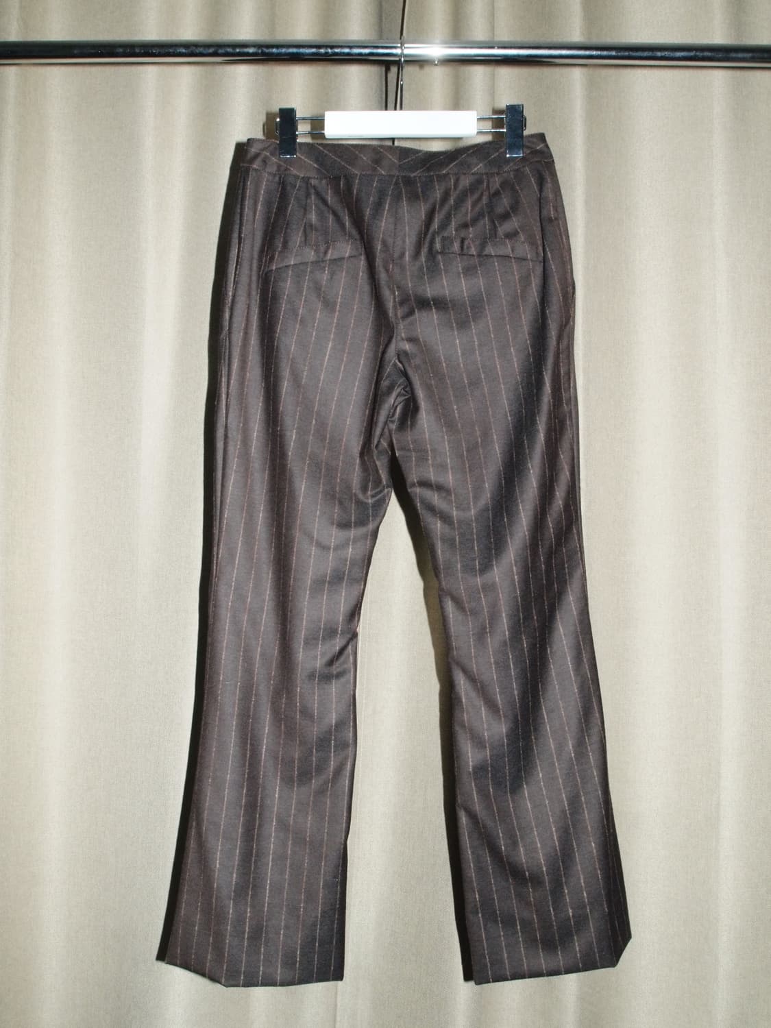 Wool Boot-cut Pin Stripe Pants 상품이미지5