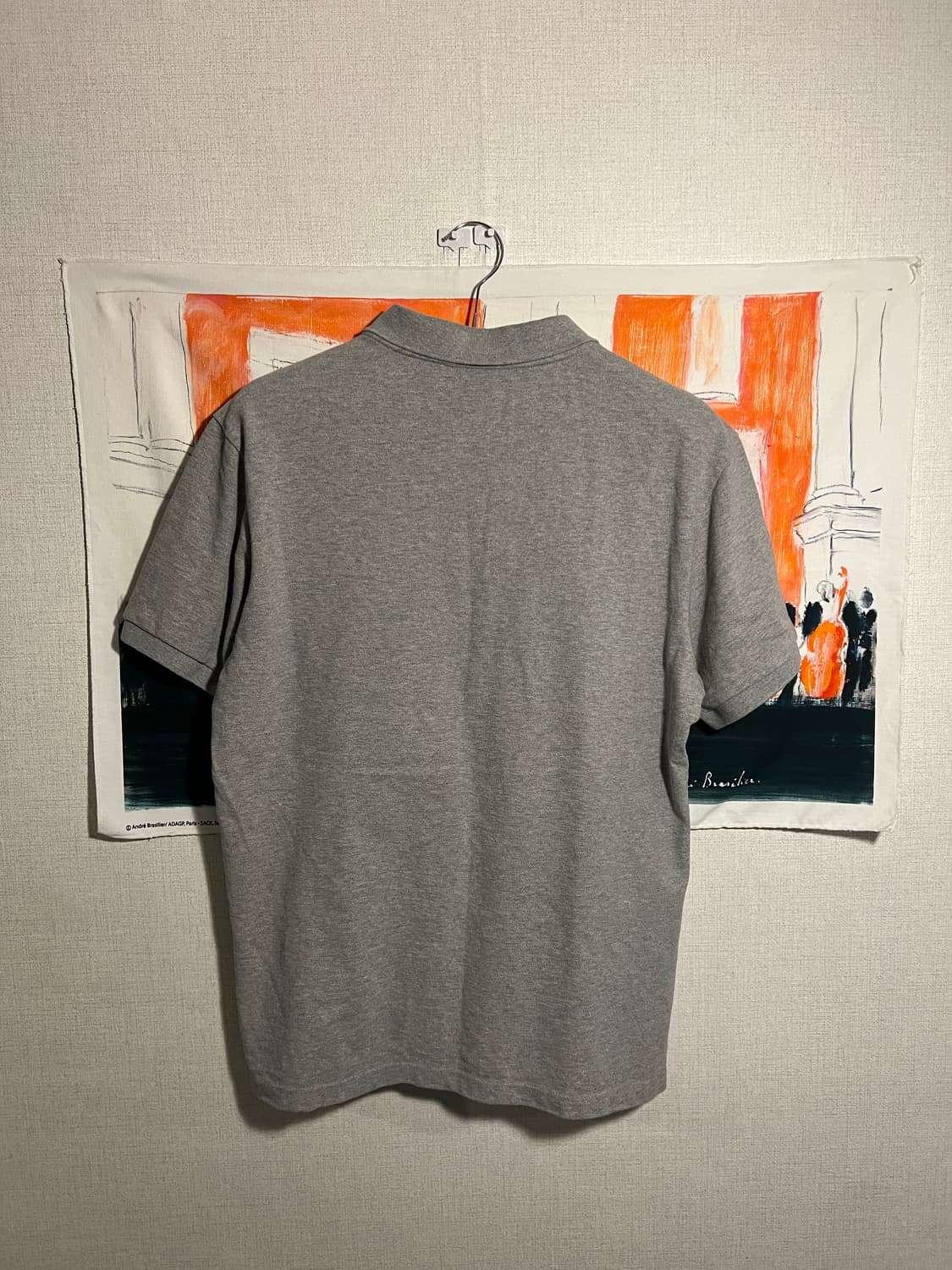 헤지스 그레이 반팔 카라티 (105) 상품이미지3