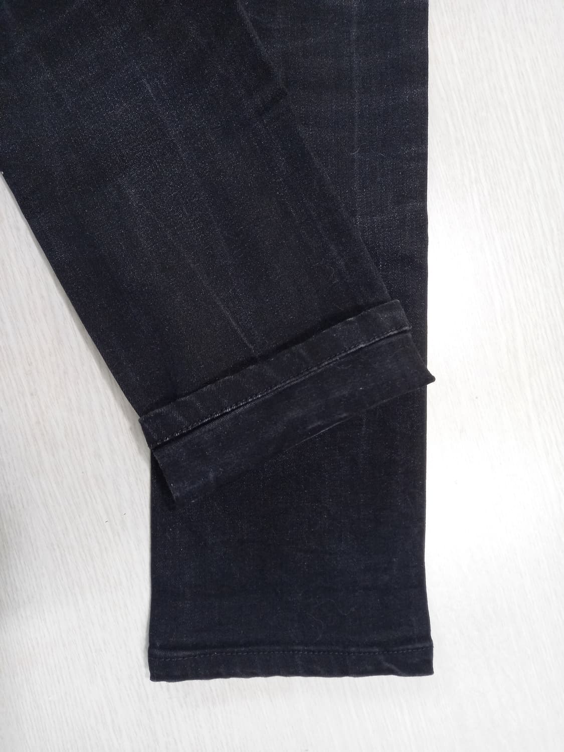 28 PLAC Slender Kor 워싱 스판 슬림일자진 블랙 28-88 상품이미지5