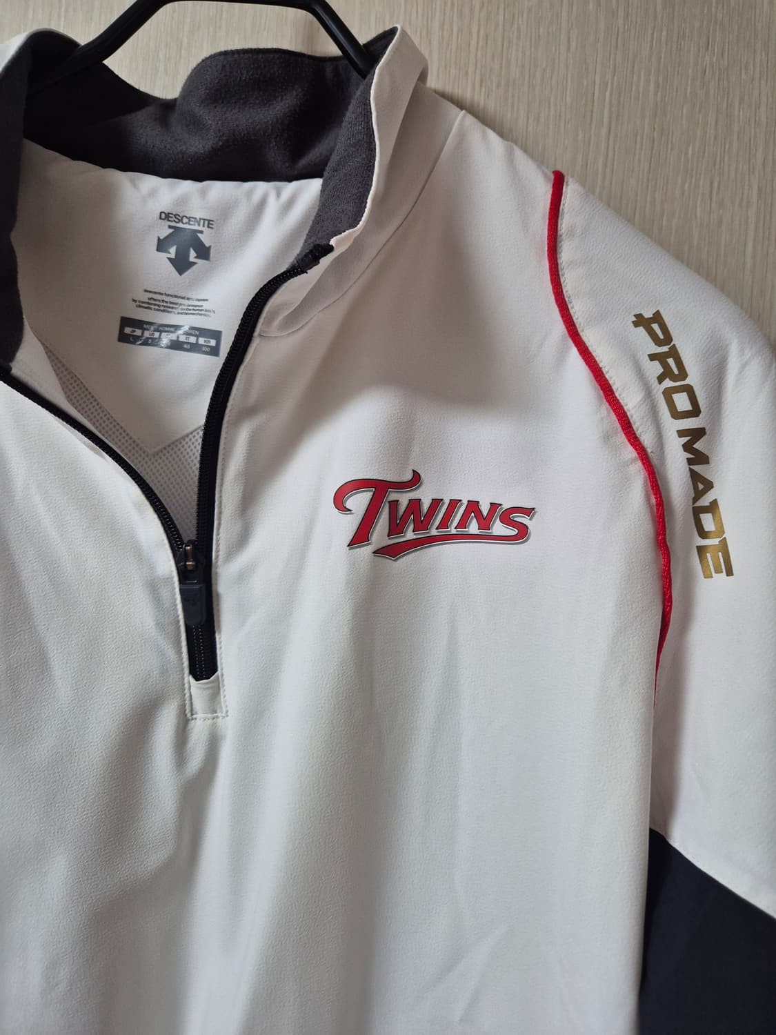 KBO 데상트  LG트윈스 반집업 바람막이 100 자켓 점퍼 상품이미지4