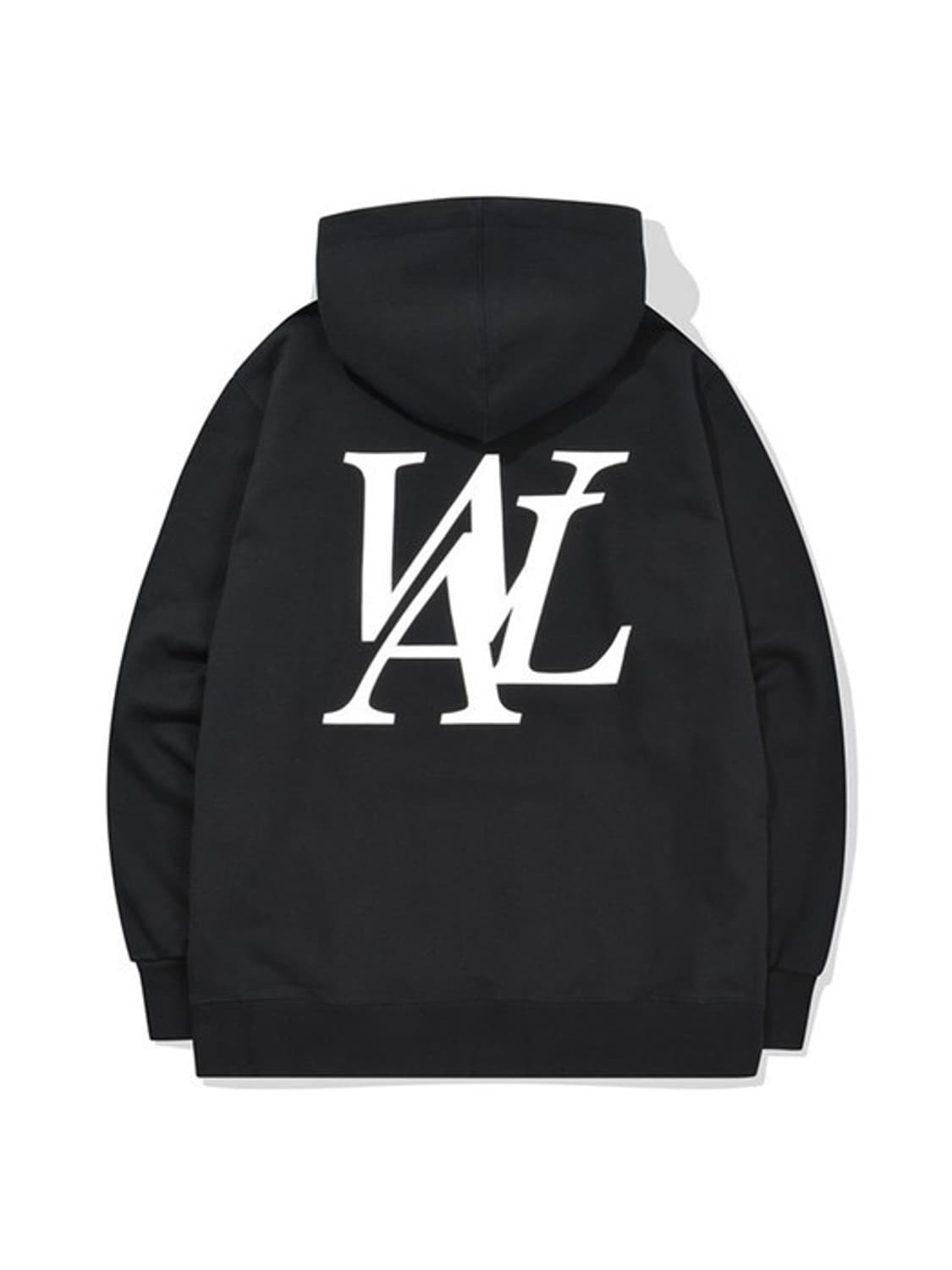 우알롱 ) 백로고 후드티 상품이미지1