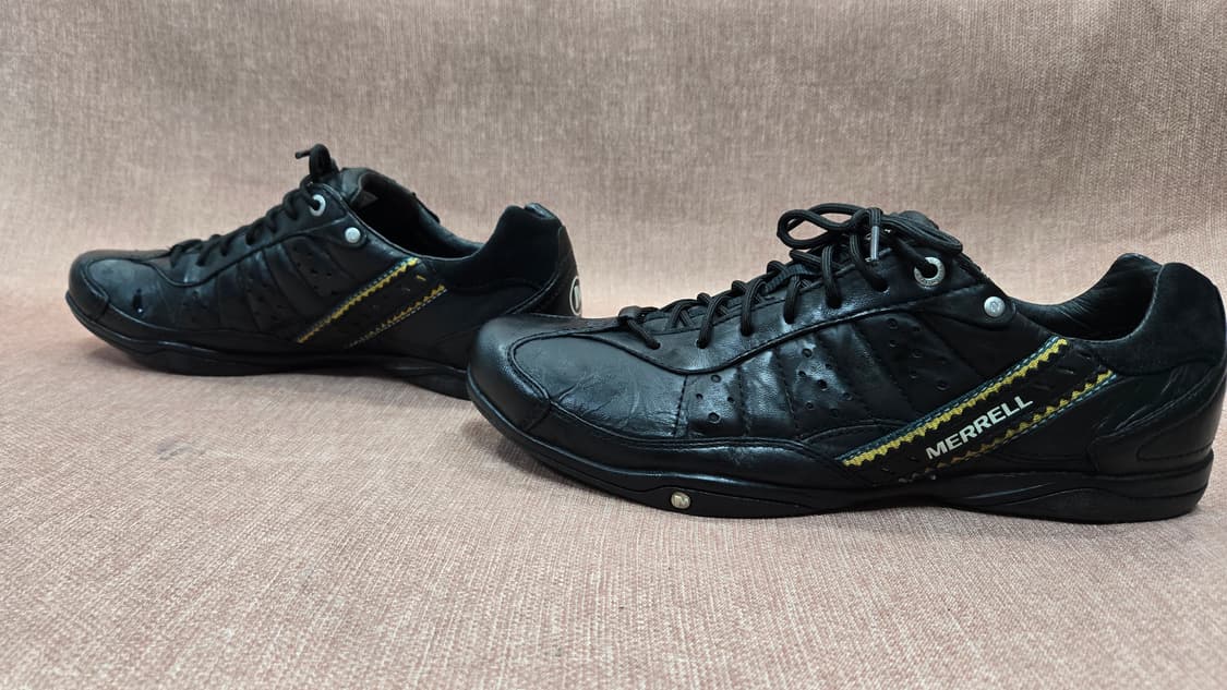 메렐(Merrell) 275mm-  에어 쿠션 블랙 레더스니커즈 상품이미지4