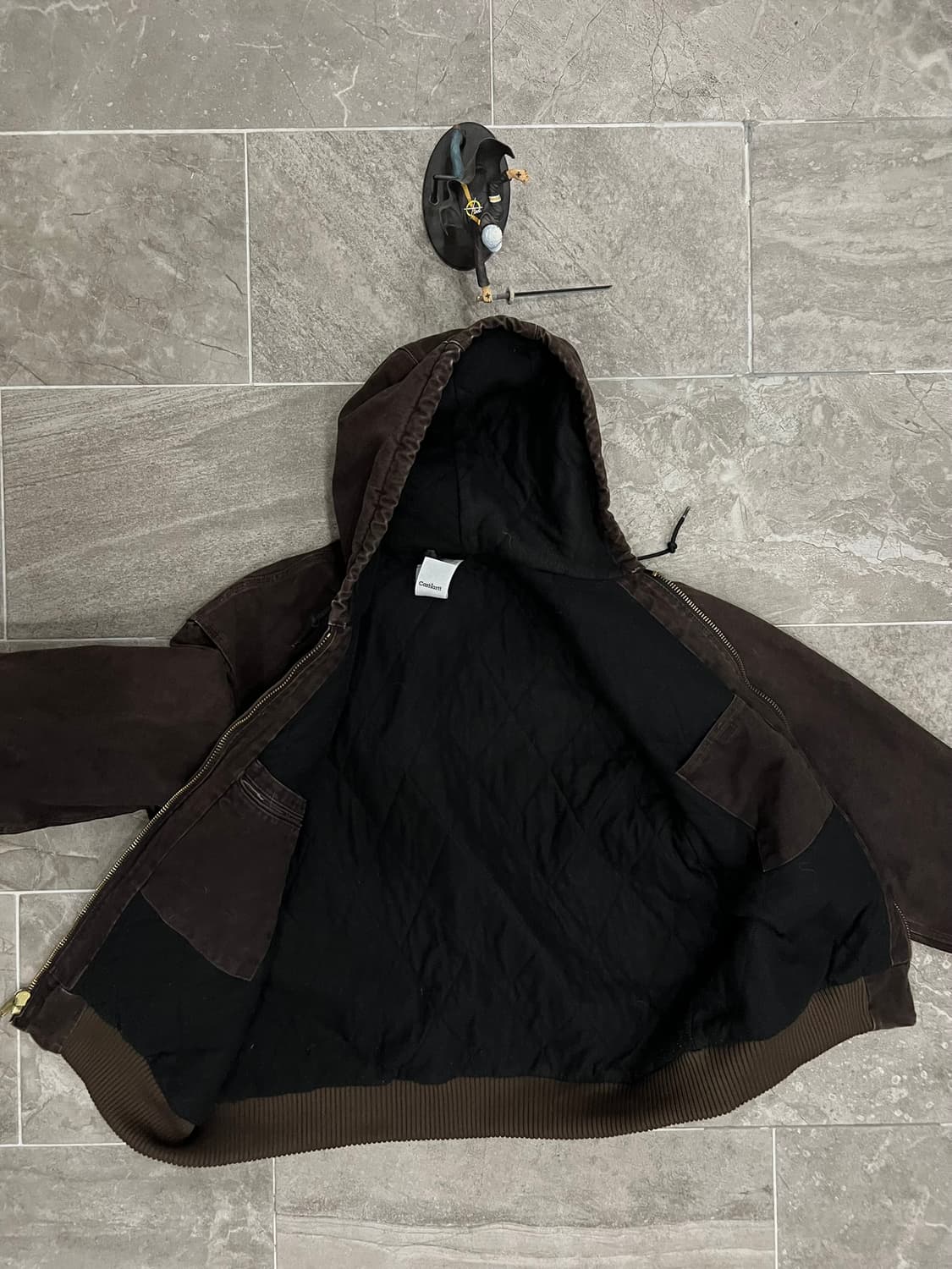 (XL) 칼하트 덕 액티브 후드자켓 J130 DKB 다크브라운 상품이미지3