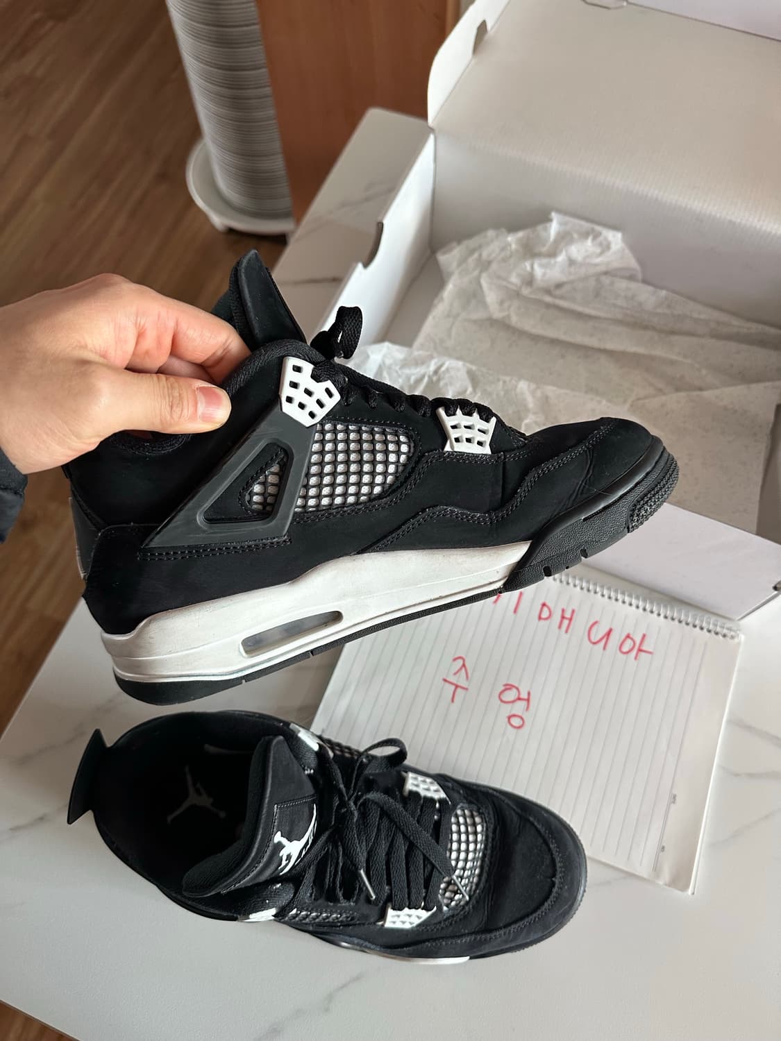 265 나이키 조던4 화이트썬더 상품이미지8